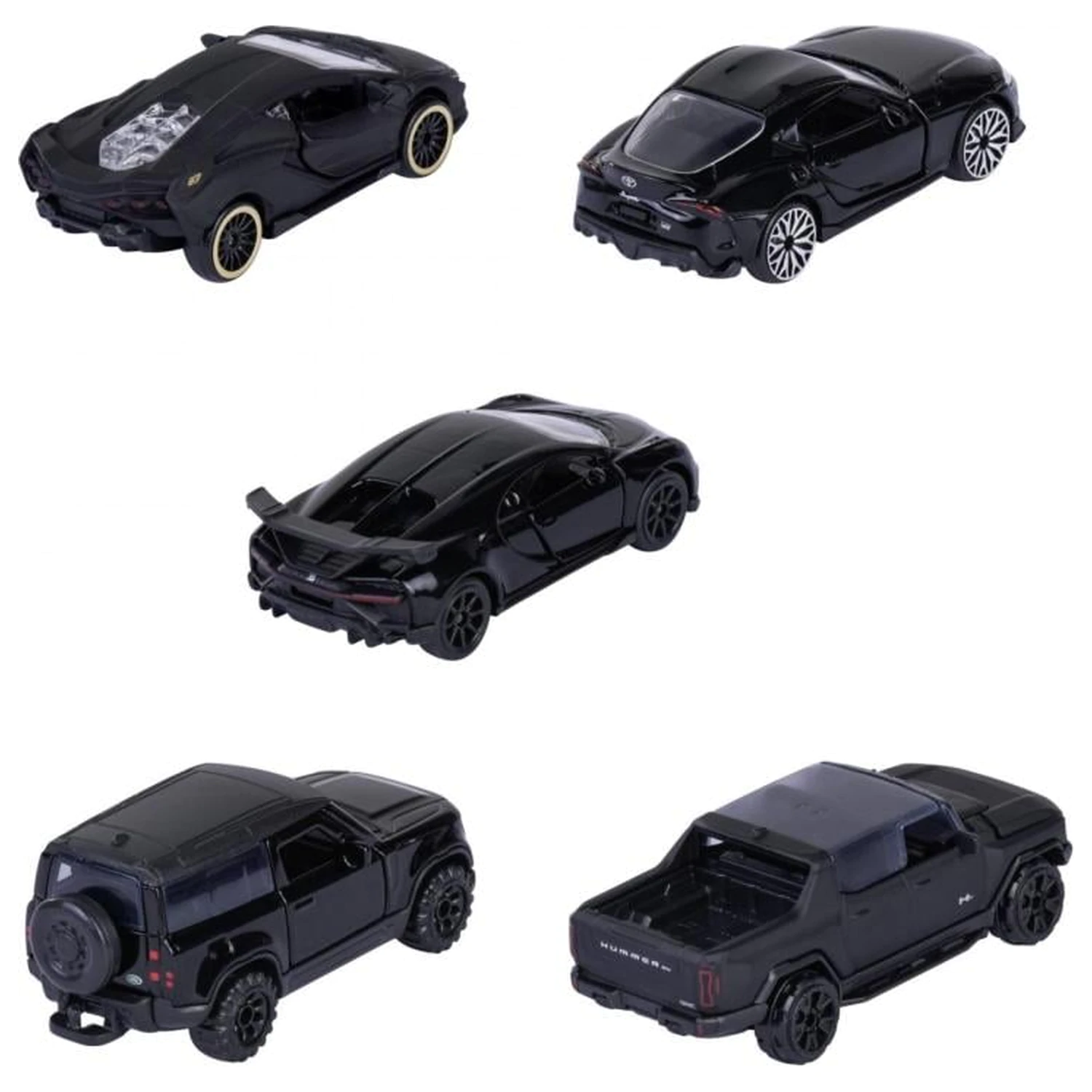 RIDE COOL Black Edition balení 5 miniaturních aut 1:64 fotografii produktu