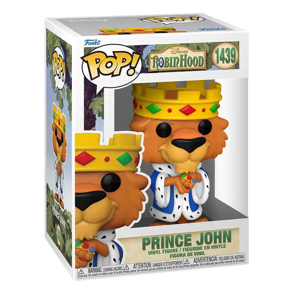 Robin Hood POP! Disney vinylová figurka Prince John 9 cm fotografii produktu