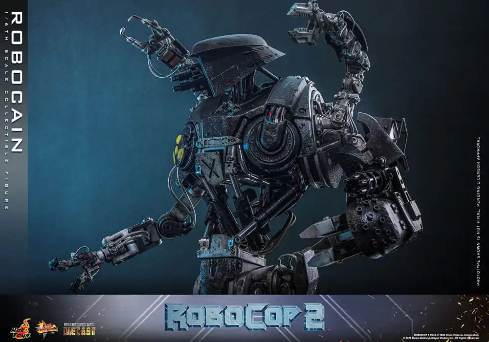 RoboCop 2 Movie Masterpiece Diecast akční figurka 1/6 RoboCain 40 cm fotografii produktu