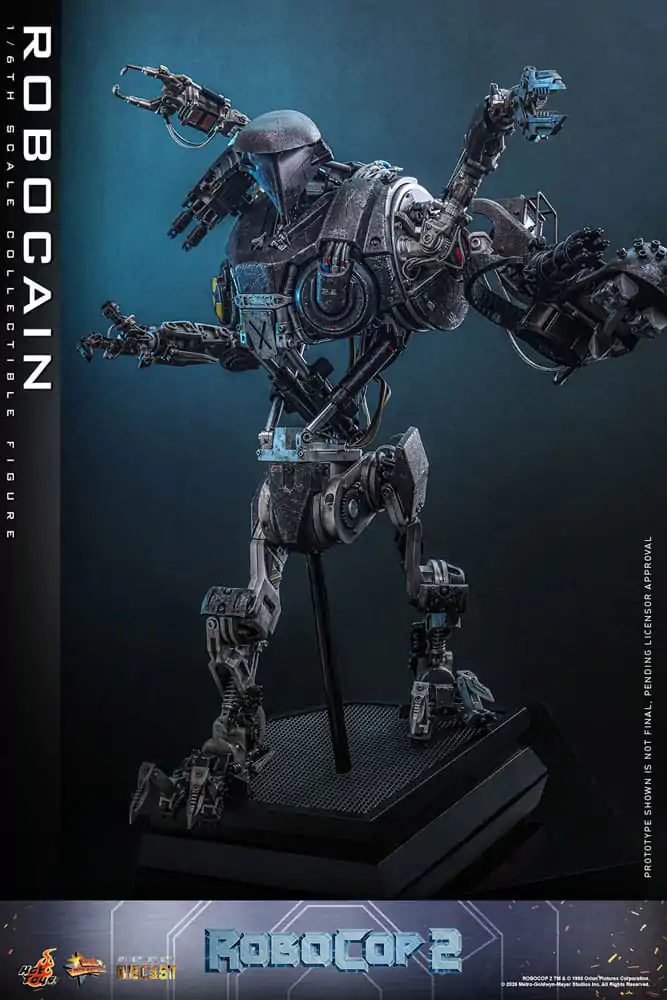 RoboCop 2 Movie Masterpiece Diecast akční figurka 1/6 RoboCain 40 cm fotografii produktu