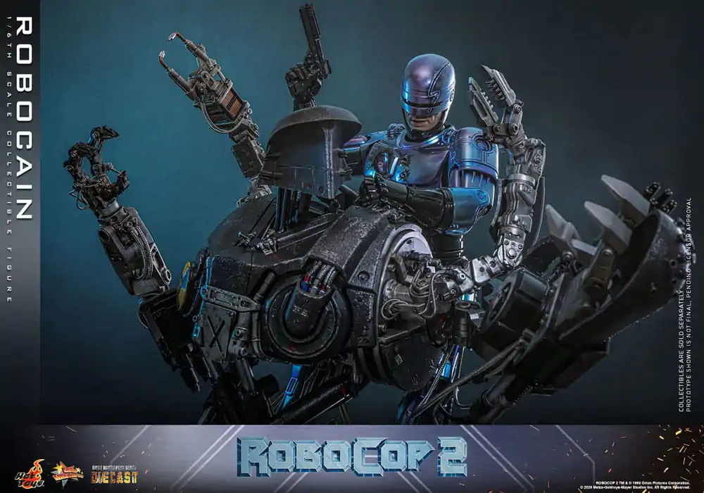 RoboCop 2 Movie Masterpiece Diecast akční figurka 1/6 RoboCain 40 cm fotografii produktu