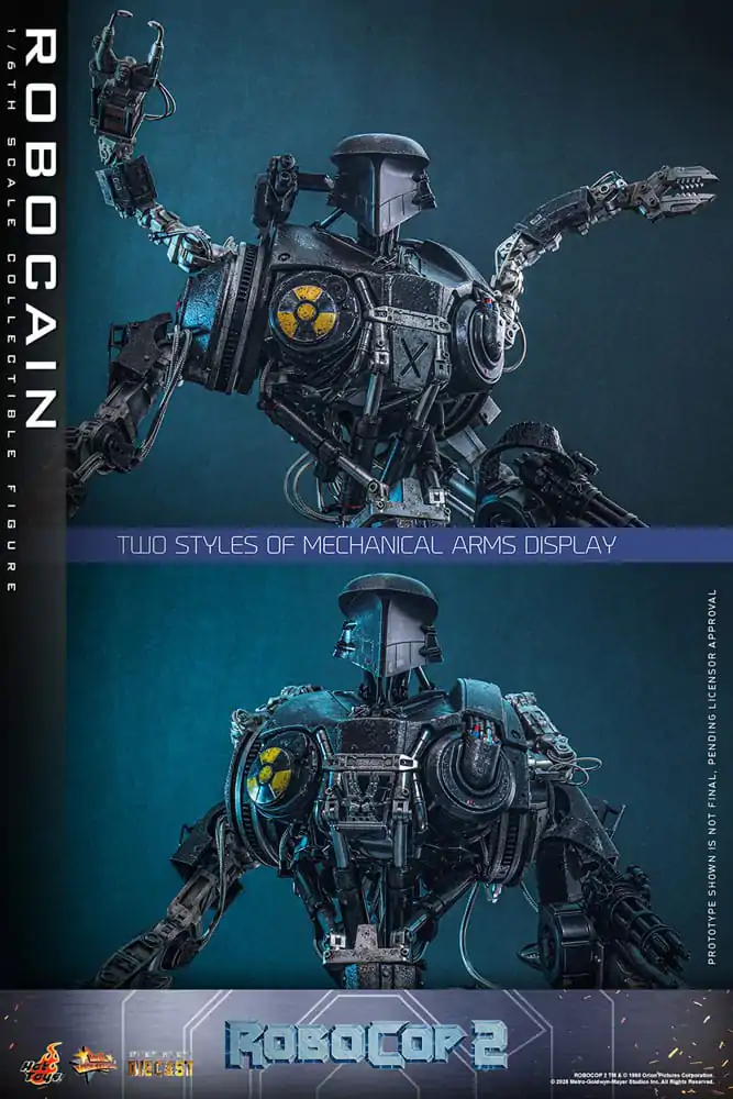 RoboCop 2 Movie Masterpiece Diecast akční figurka 1/6 RoboCain 40 cm fotografii produktu