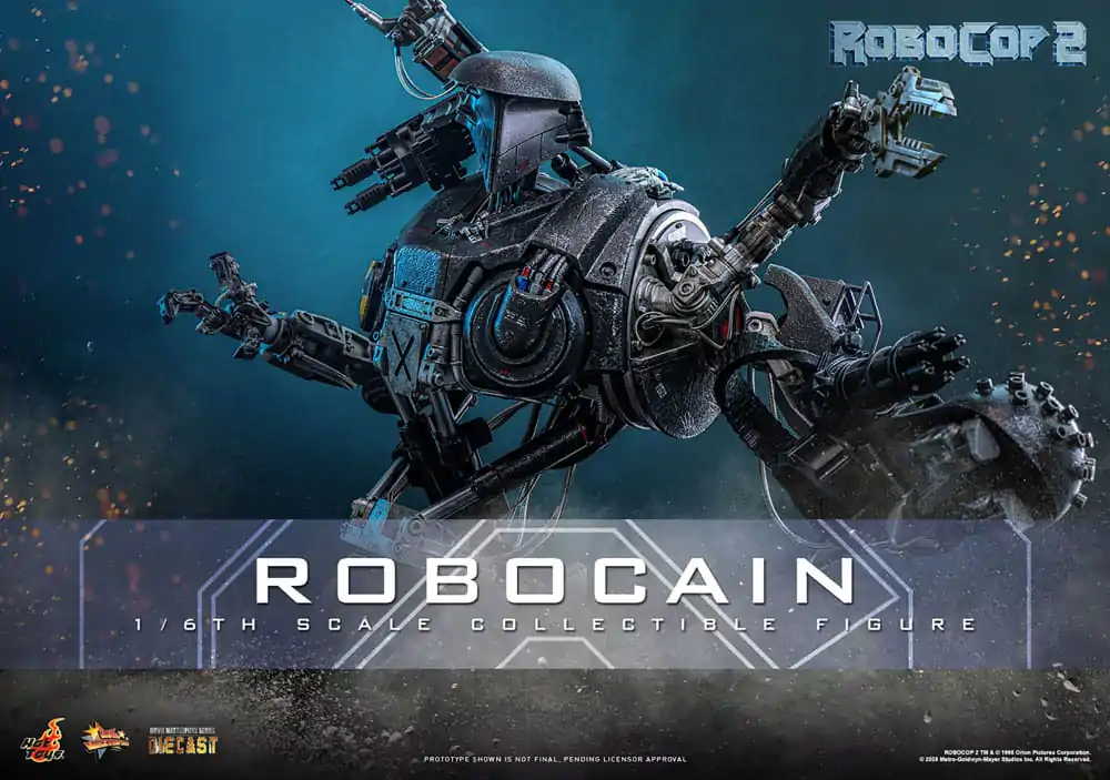 RoboCop 2 Movie Masterpiece Diecast akční figurka 1/6 RoboCain 40 cm fotografii produktu