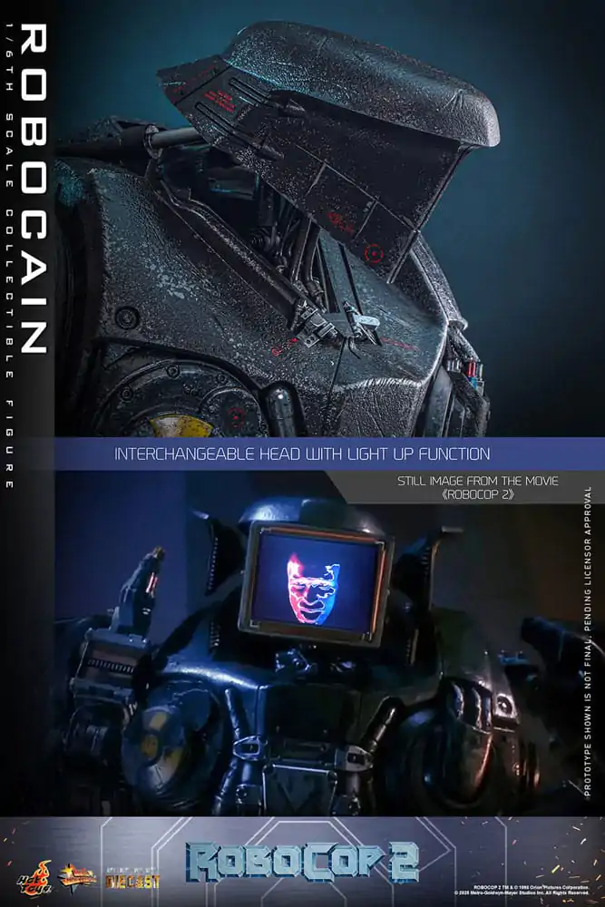 RoboCop 2 Movie Masterpiece Diecast akční figurka 1/6 RoboCain 40 cm fotografii produktu