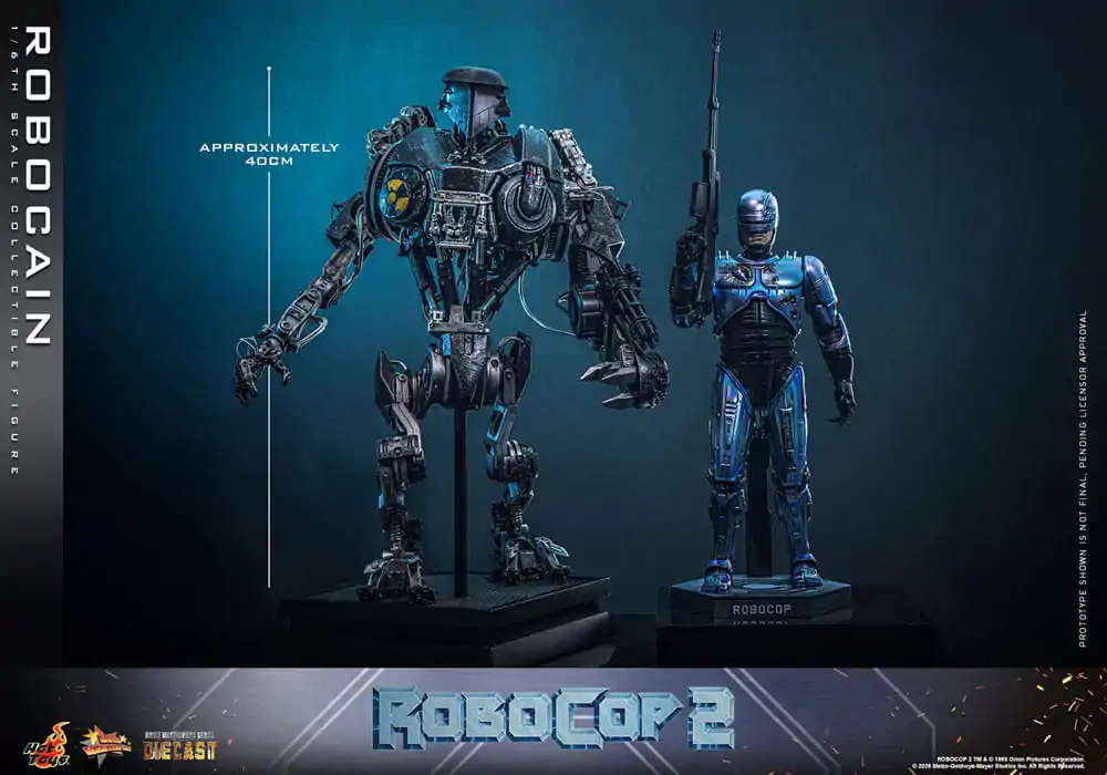 RoboCop 2 Movie Masterpiece Diecast akční figurka 1/6 RoboCain 40 cm fotografii produktu