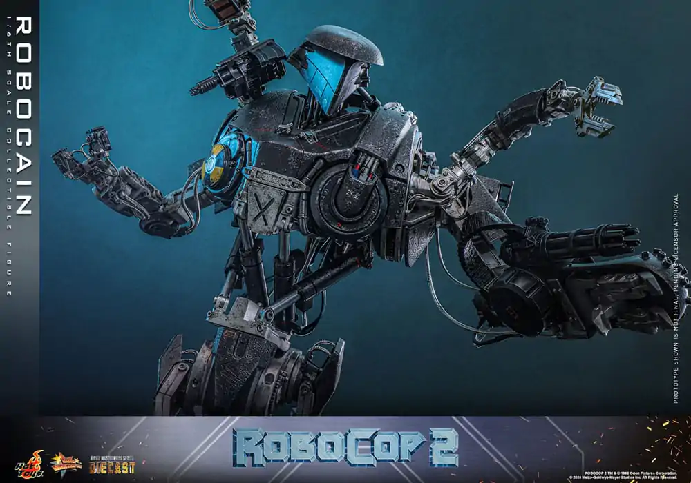 RoboCop 2 Movie Masterpiece Diecast akční figurka 1/6 RoboCain 40 cm fotografii produktu