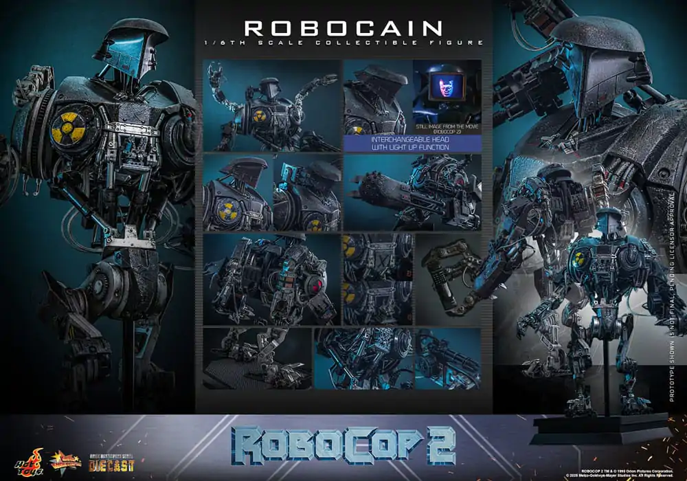 RoboCop 2 Movie Masterpiece Diecast akční figurka 1/6 RoboCain 40 cm fotografii produktu