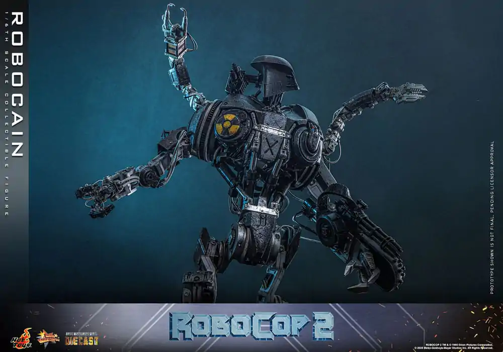 RoboCop 2 Movie Masterpiece Diecast akční figurka 1/6 RoboCain 40 cm fotografii produktu