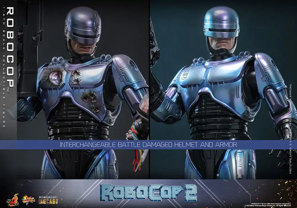RoboCop 2 Movie Masterpiece Diecast akční figurka 1/6 RoboCop 30 cm fotografii produktu