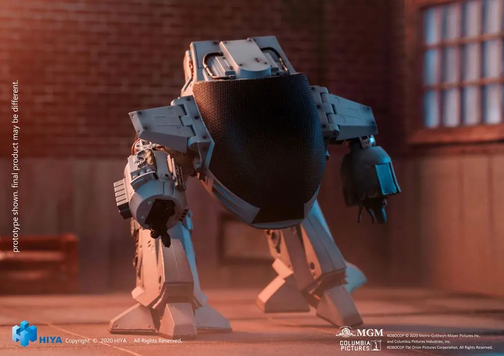 Robocop Exquisite Mini akční figurka se zvukovou funkcí 1/18 Battle Damaged ED209 15 cm fotografii produktu