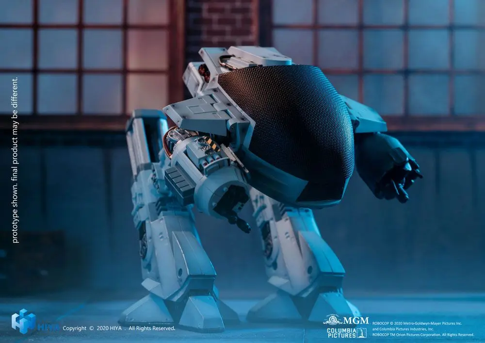 Robocop Exquisite Mini akční figurka se zvukovou funkcí 1/18 Battle Damaged ED209 15 cm fotografii produktu