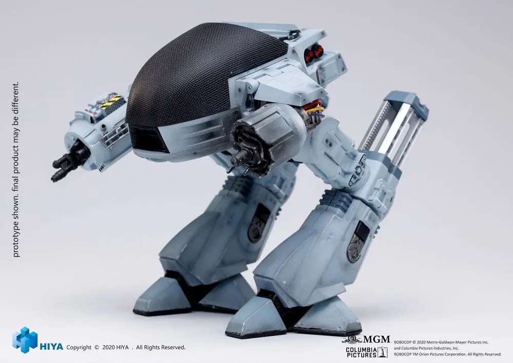 Robocop Exquisite Mini akční figurka se zvukovou funkcí 1/18 Battle Damaged ED209 15 cm fotografii produktu