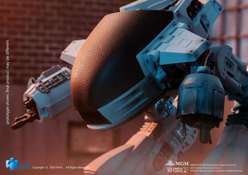 Robocop Exquisite Mini akční figurka se zvukovou funkcí 1/18 Battle Damaged ED209 15 cm fotografii produktu