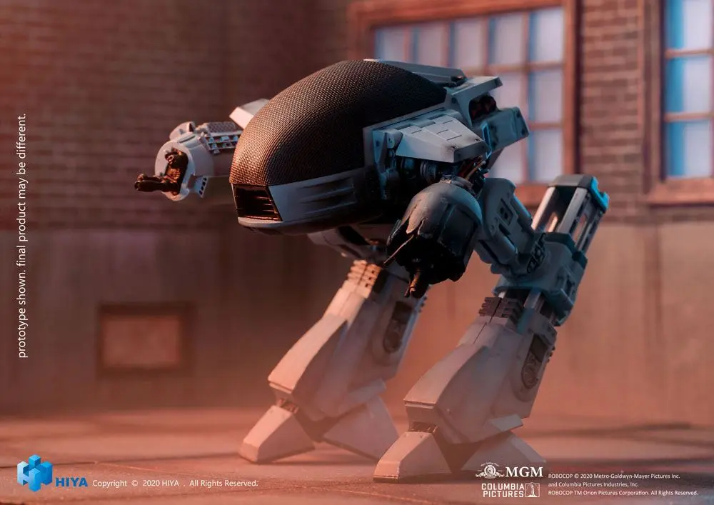 Robocop Exquisite Mini akční figurka se zvukovou funkcí 1/18 Battle Damaged ED209 15 cm fotografii produktu