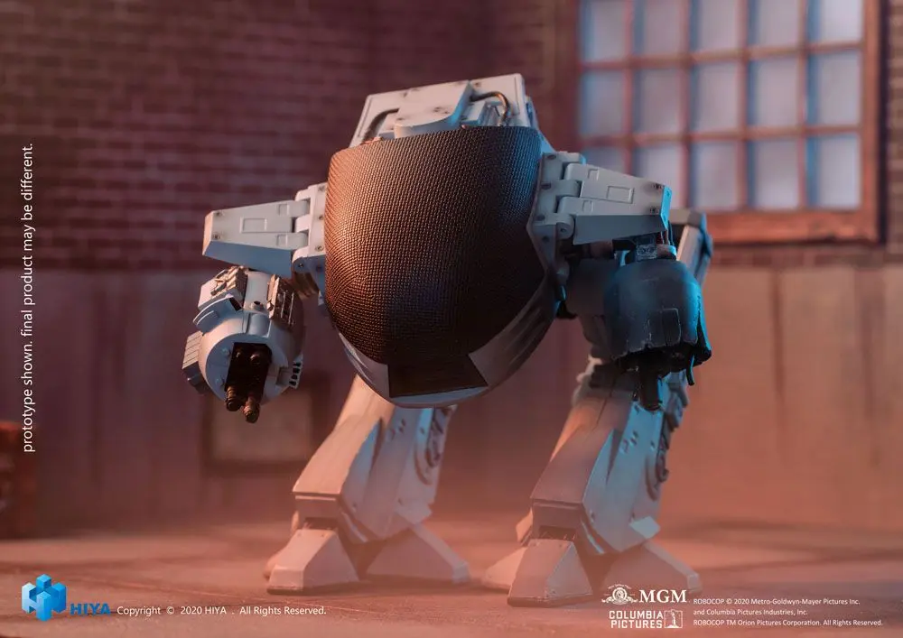 Robocop Exquisite Mini akční figurka se zvukovou funkcí 1/18 Battle Damaged ED209 15 cm fotografii produktu