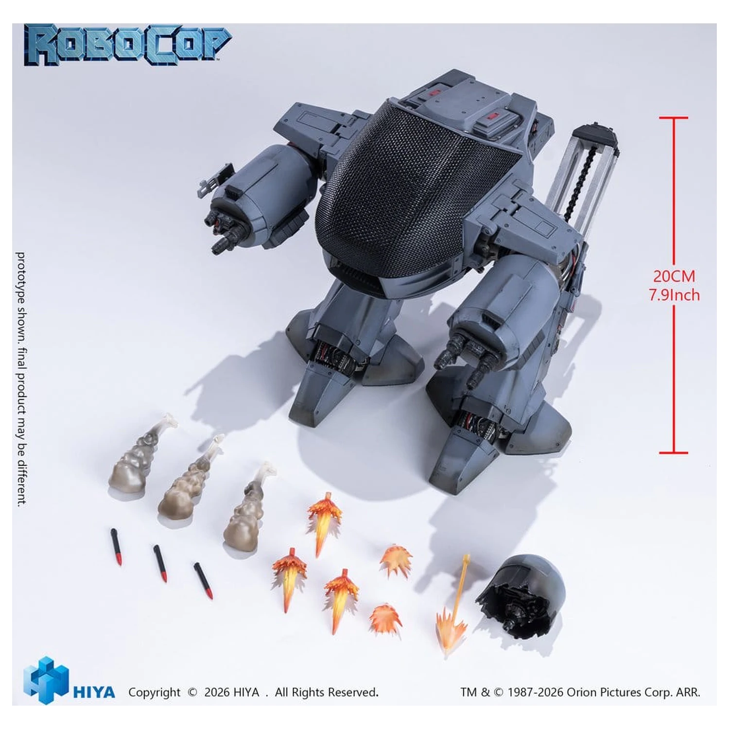 Robocop Exquisite Super Series Akční figurka 1/12 ED-209 20 cm fotografii produktu