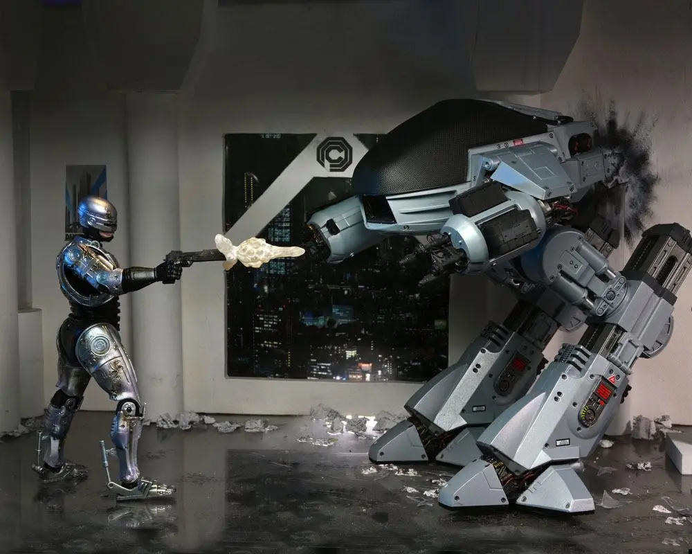 Akční figurka RoboCop Ultimate Battle Damaged RoboCop s křeslem 18 cm fotografii produktu