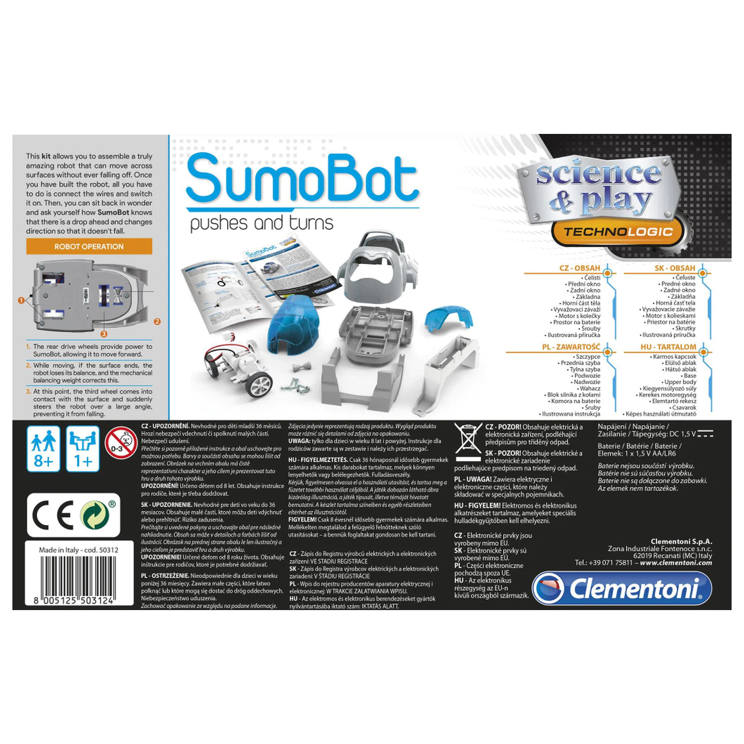 Robot SumoBot Stavební hračka fotografii produktu