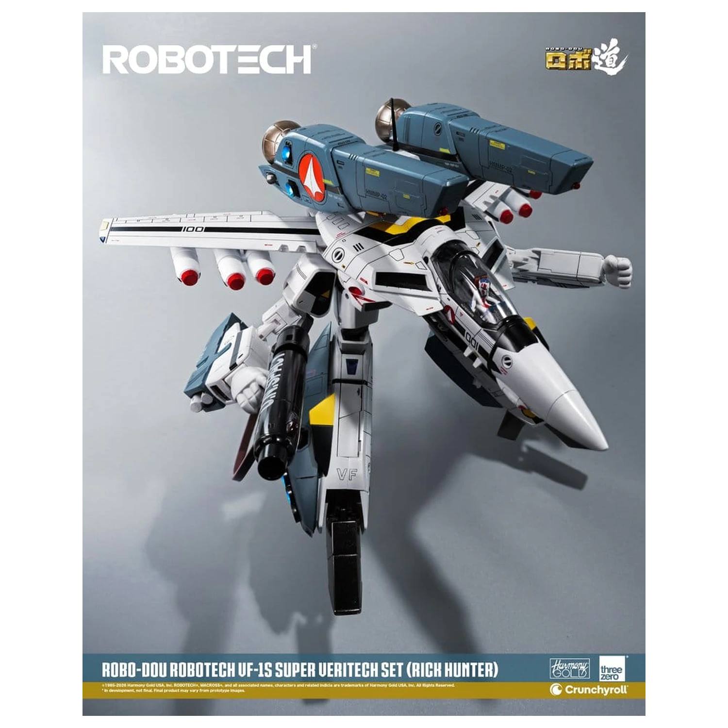 Robotech Robo-Dou akční figurka VF-1S Super Veritech Set (Rick Hunter) 20 cm fotografii produktu