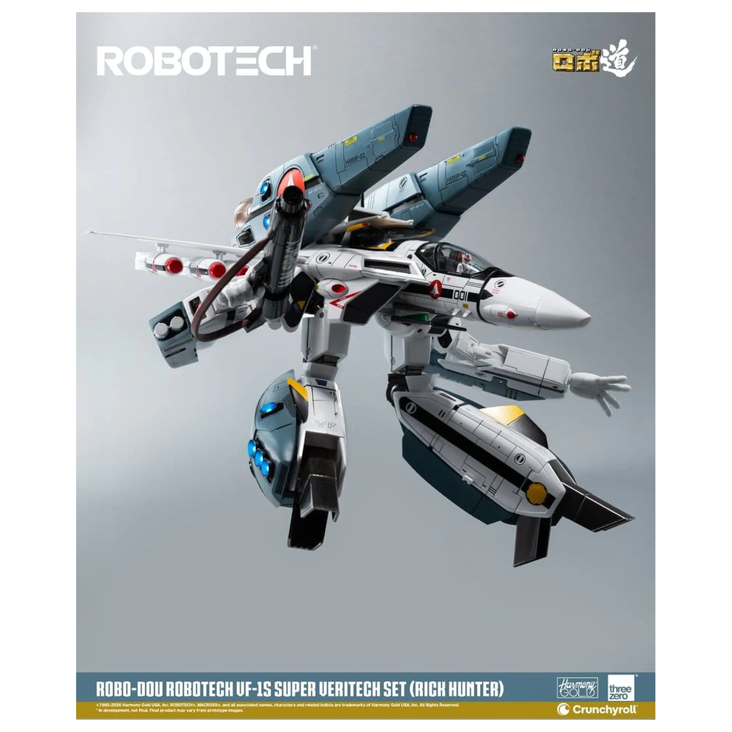 Robotech Robo-Dou akční figurka VF-1S Super Veritech Set (Rick Hunter) 20 cm fotografii produktu