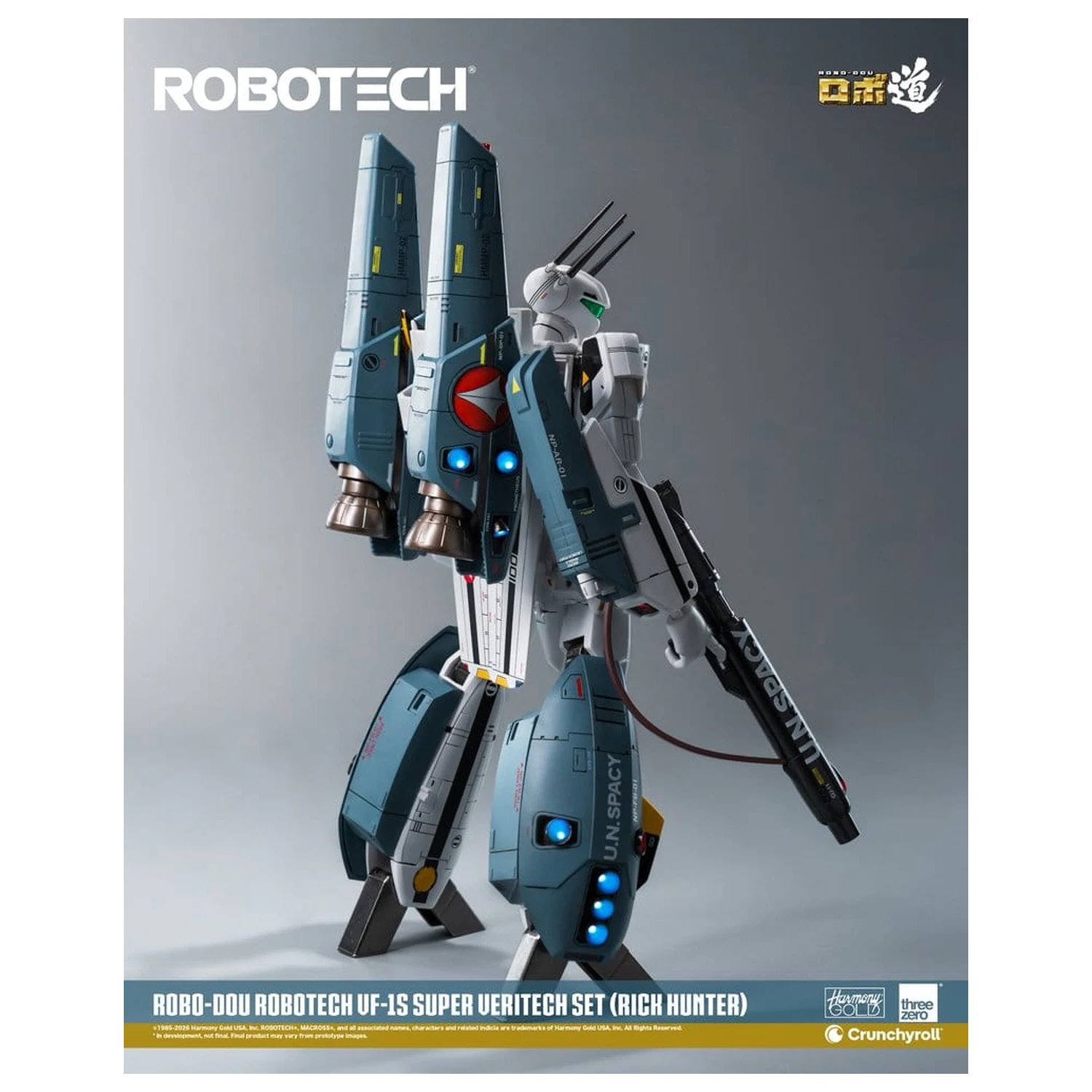 Robotech Robo-Dou akční figurka VF-1S Super Veritech Set (Rick Hunter) 20 cm fotografii produktu