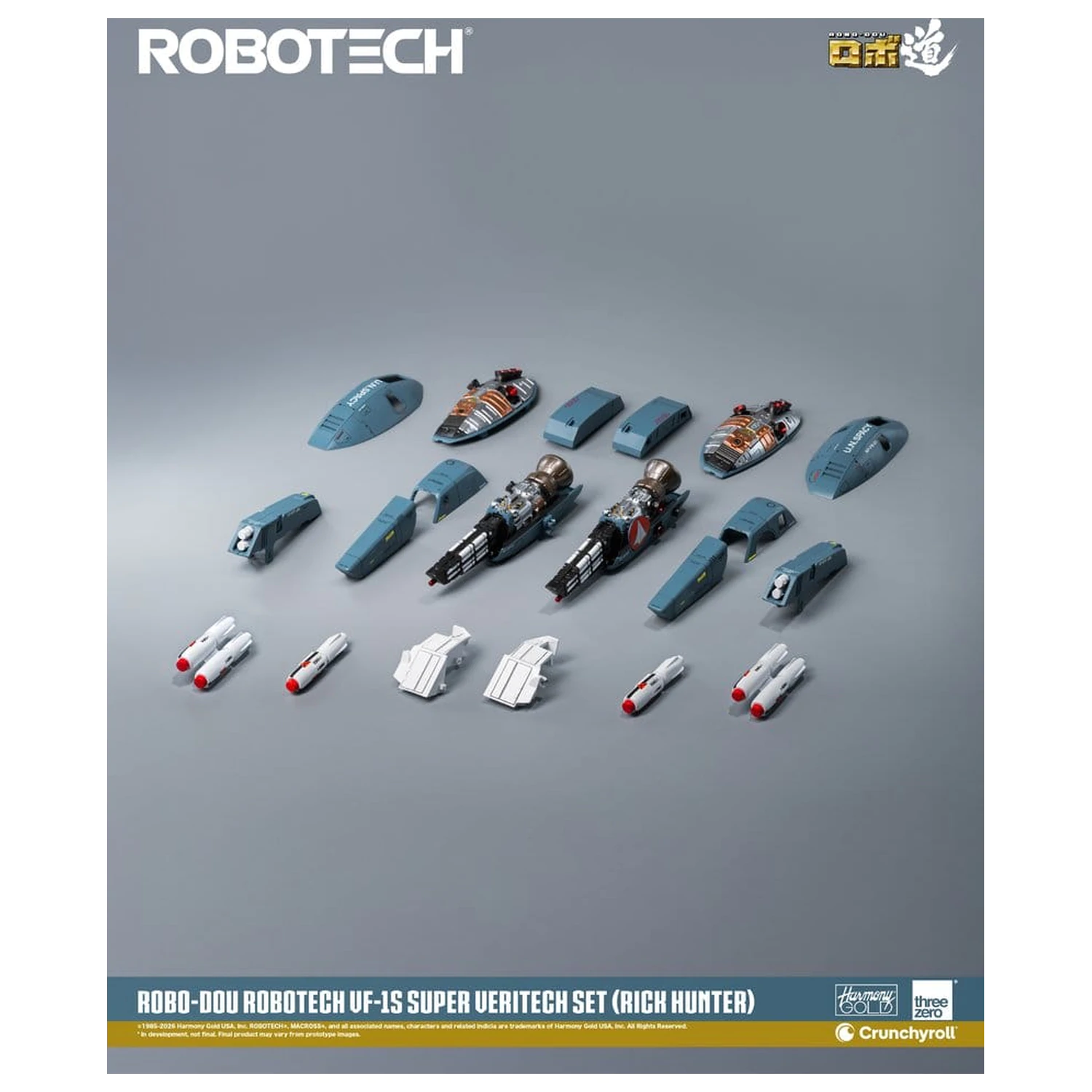 Robotech Robo-Dou akční figurka VF-1S Super Veritech Set (Rick Hunter) 20 cm fotografii produktu