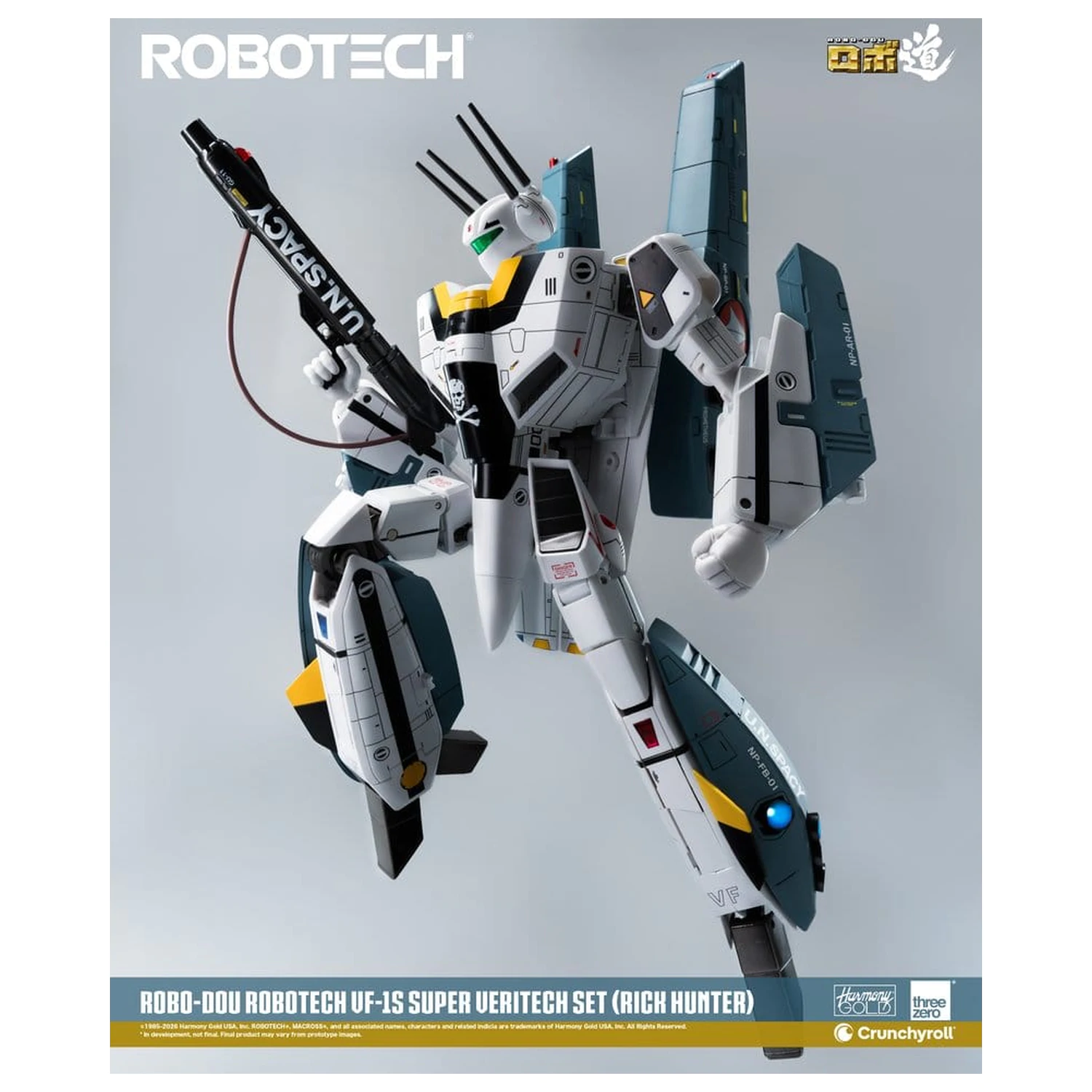 Robotech Robo-Dou akční figurka VF-1S Super Veritech Set (Rick Hunter) 20 cm fotografii produktu