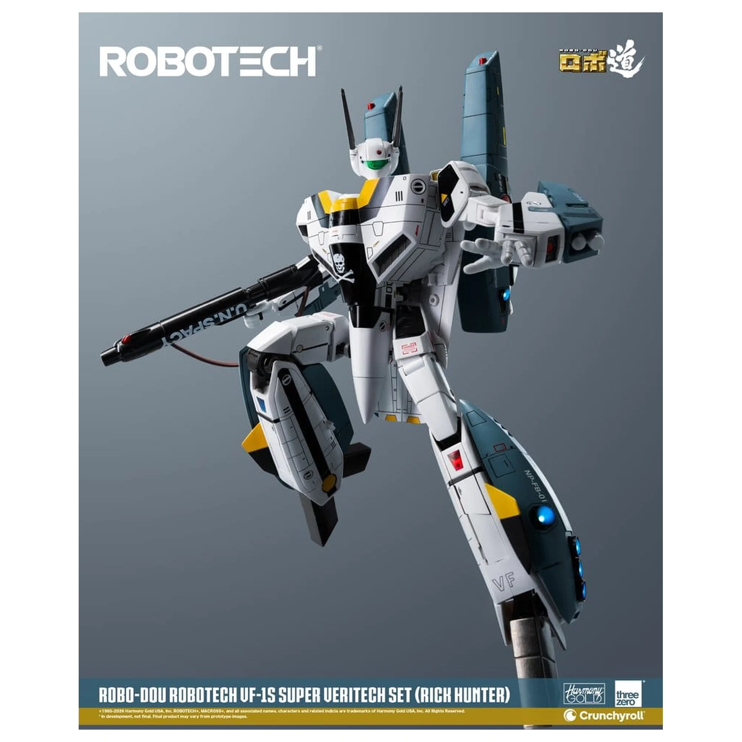 Robotech Robo-Dou akční figurka VF-1S Super Veritech Set (Rick Hunter) 20 cm fotografii produktu
