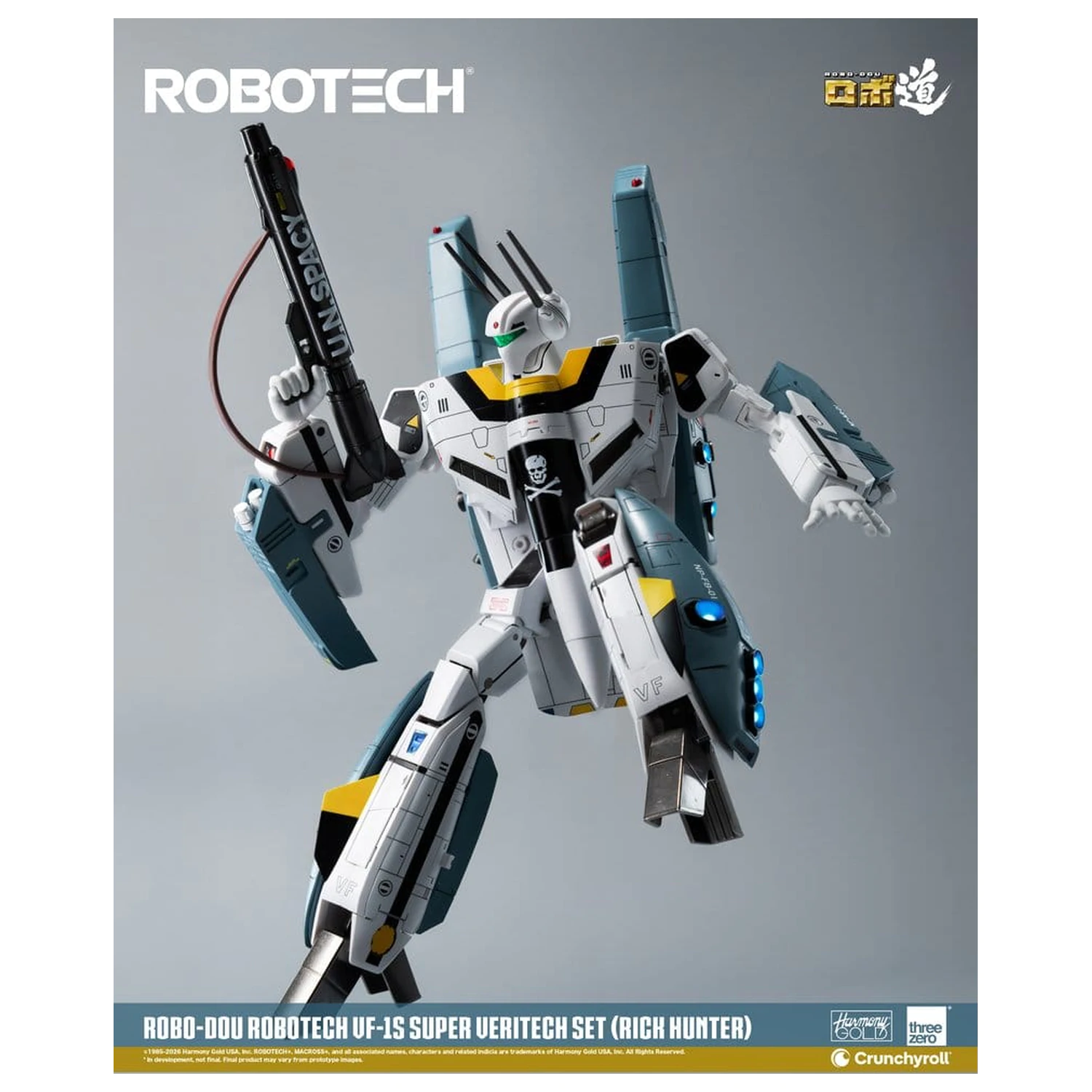 Robotech Robo-Dou akční figurka VF-1S Super Veritech Set (Rick Hunter) 20 cm fotografii produktu