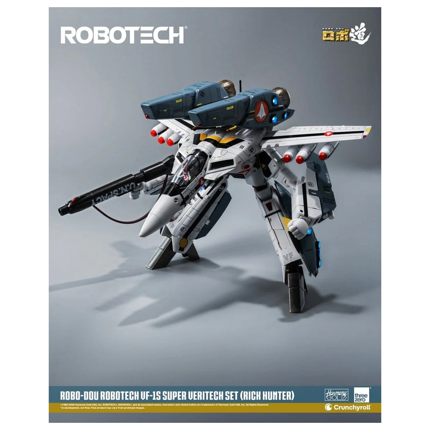Robotech Robo-Dou akční figurka VF-1S Super Veritech Set (Rick Hunter) 20 cm fotografii produktu