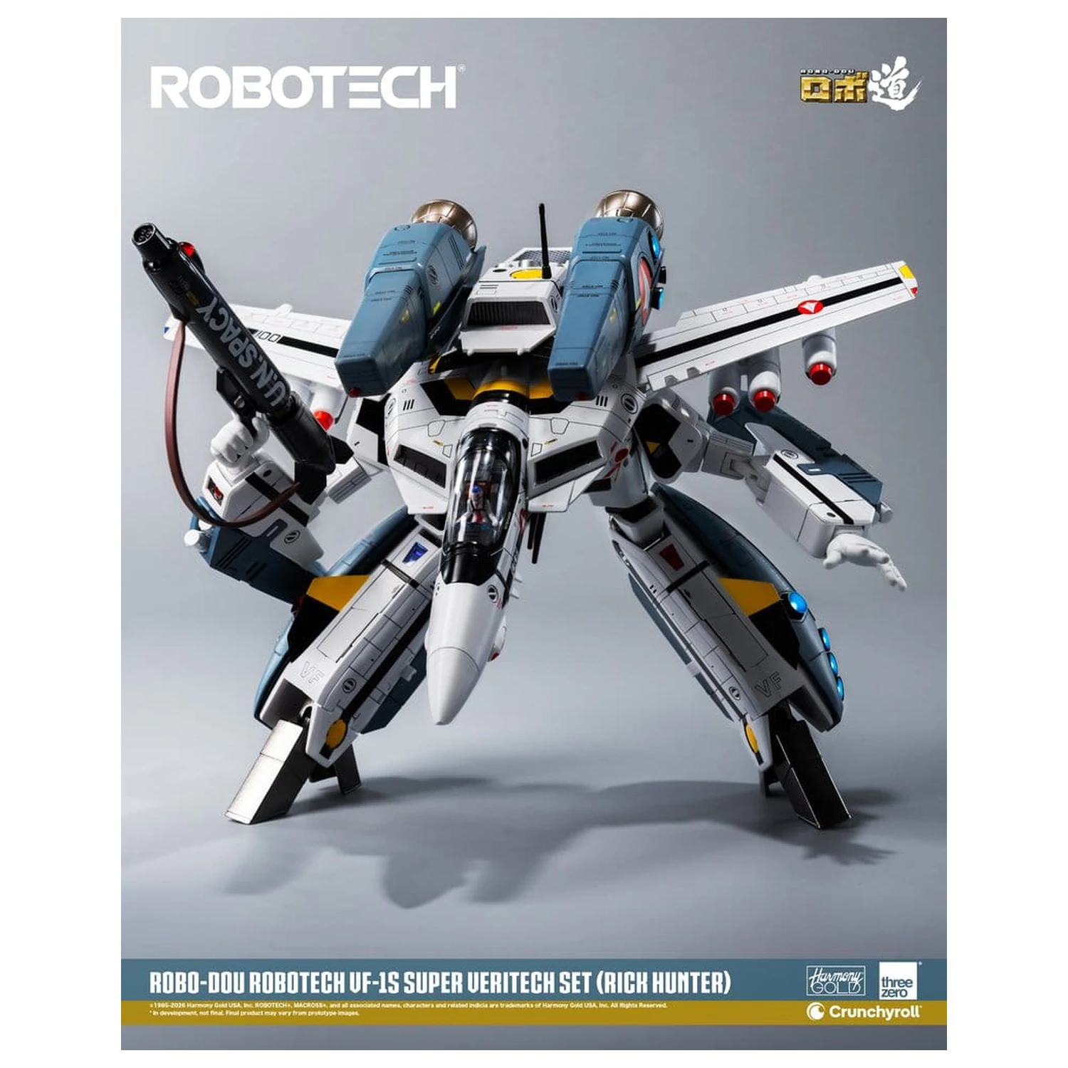 Robotech Robo-Dou akční figurka VF-1S Super Veritech Set (Rick Hunter) 20 cm fotografii produktu