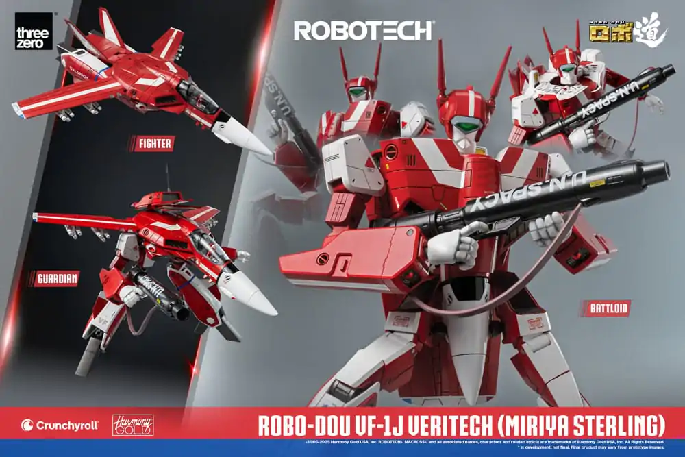 Akční figurka Robotech ROBO-DOU VF-1J Veritech (Miriya Sterling) 20 cm fotografii produktu