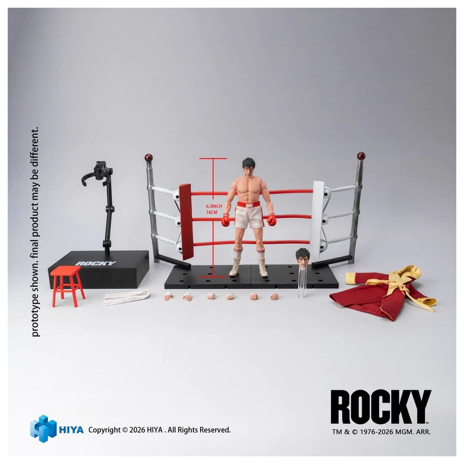 Rocky I Exquisite Super akční figurka 1/12 Rocky 16 cm fotografii produktu