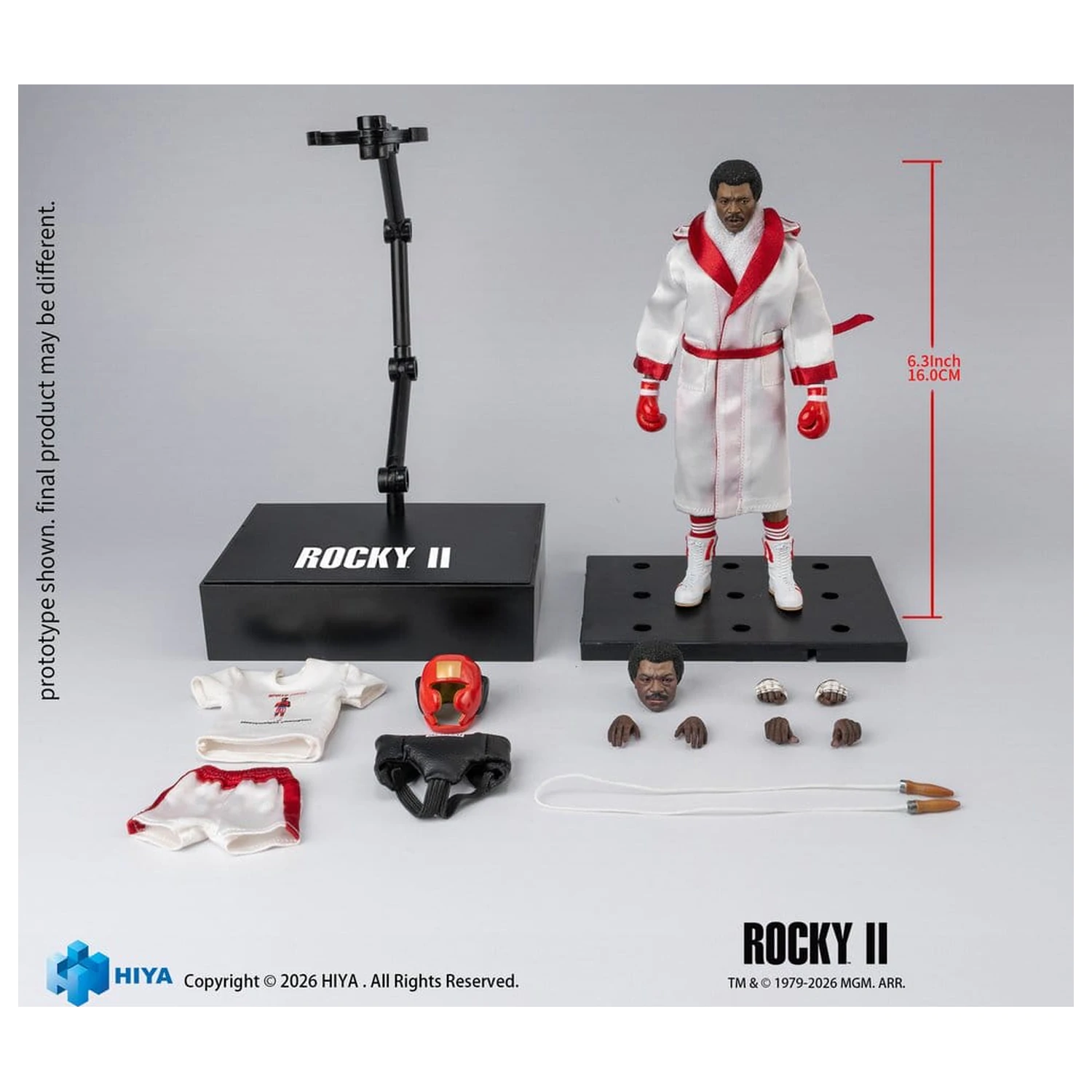 Rocky II Exquisite Super akční figurka 1/12 Apollo 16 cm fotografii produktu