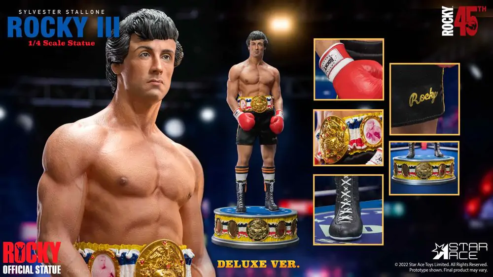 Rocky III Statue 1/4 Rocky Balboa Deluxe Ver. 46 cm Soška fotografii produktu