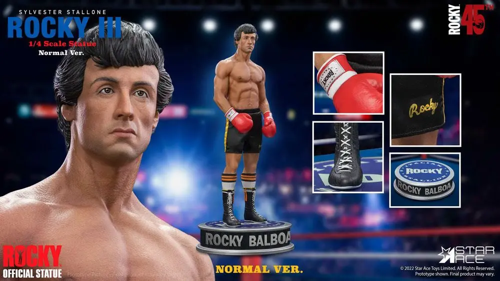 Rocky III Statue 1/4 Rocky Balboa 46 cmSocha Rocky III 1/4 Rocky Balboa 46 cm fotografii produktu