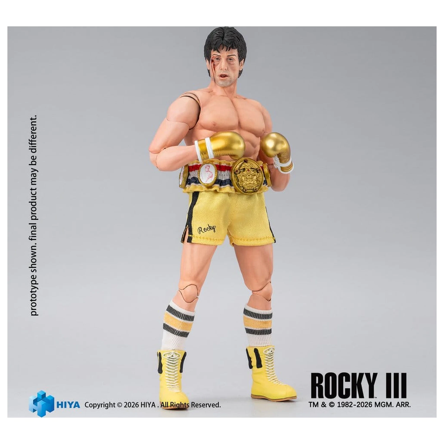 Rocky III Exquisite Super akční figurka 1/12 Rocky Boxer Verze 16 cm fotografii produktu