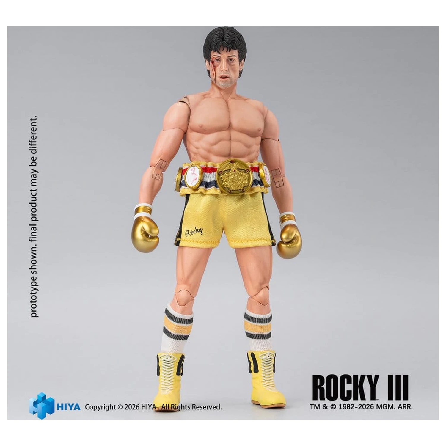 Rocky III Exquisite Super akční figurka 1/12 Rocky Boxer Verze 16 cm fotografii produktu