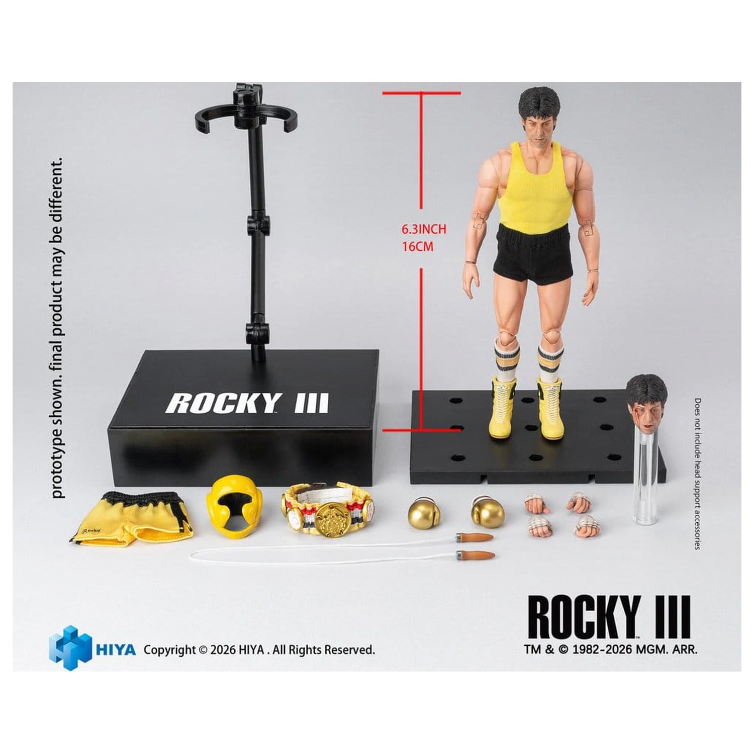 Rocky III Exquisite Super akční figurka 1/12 Rocky Boxer Verze 16 cm fotografii produktu