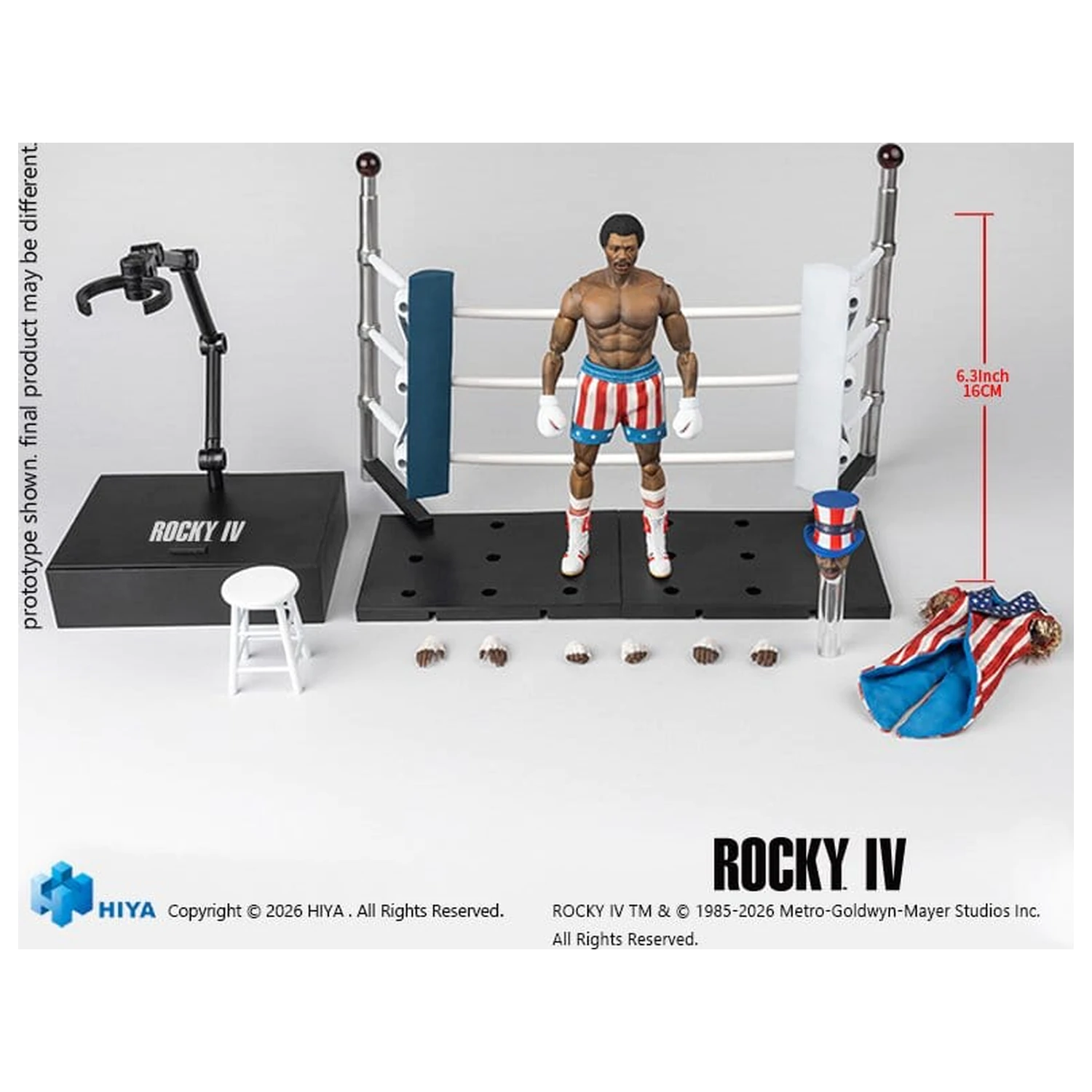 Rocky IV Exquisite Super Series akční figurka 1/12 Apollo 16 cm fotografii produktu
