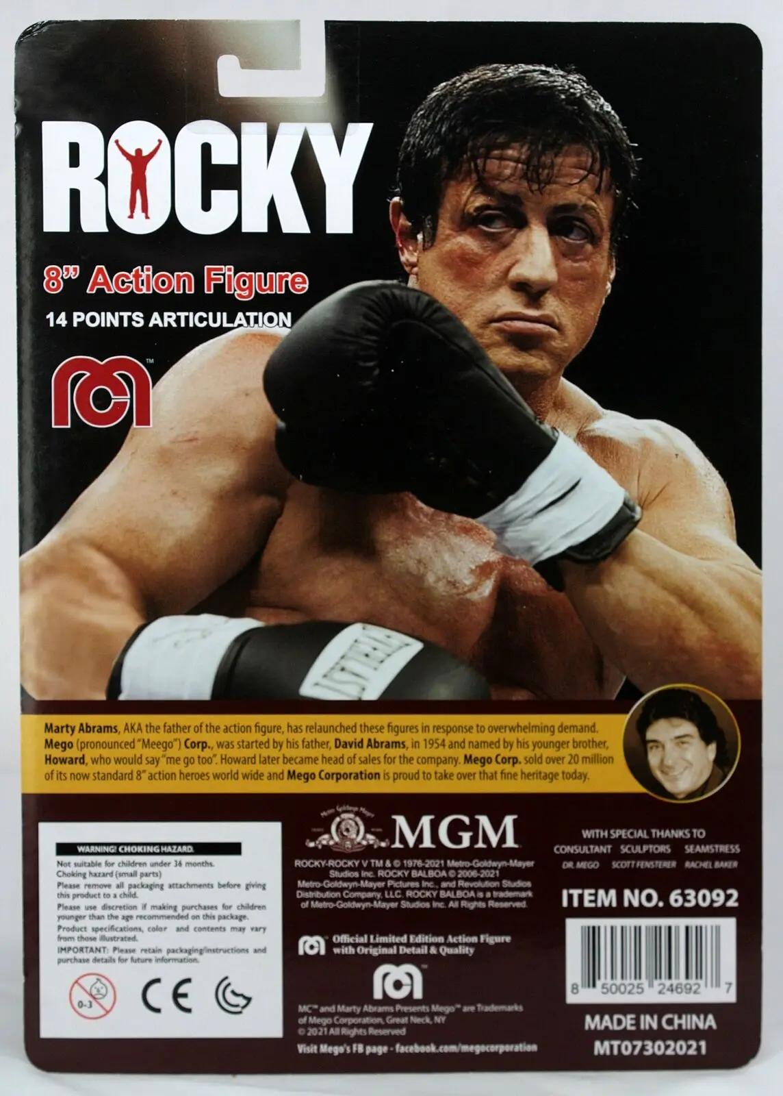 Rocky Action Figure New Rocky Balboa in Sweatsuit 20 cm Akční figurka fotografii produktu