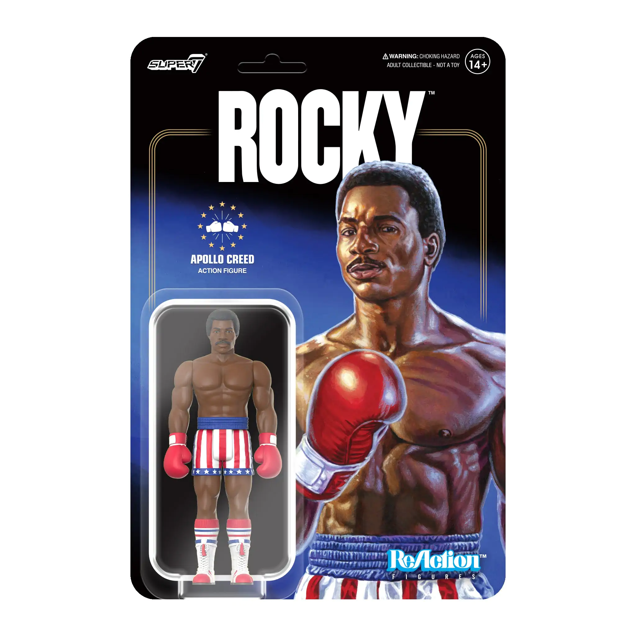 Rocky ReAction Akční figurka Apollo Creed 10 cm fotografii produktu