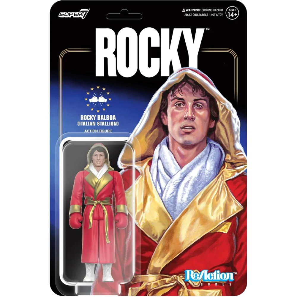 Rocky ReAction Akční figurka Vlna 03 Rocky Italian Stalone (Rocky I) 10 cm fotografii produktu