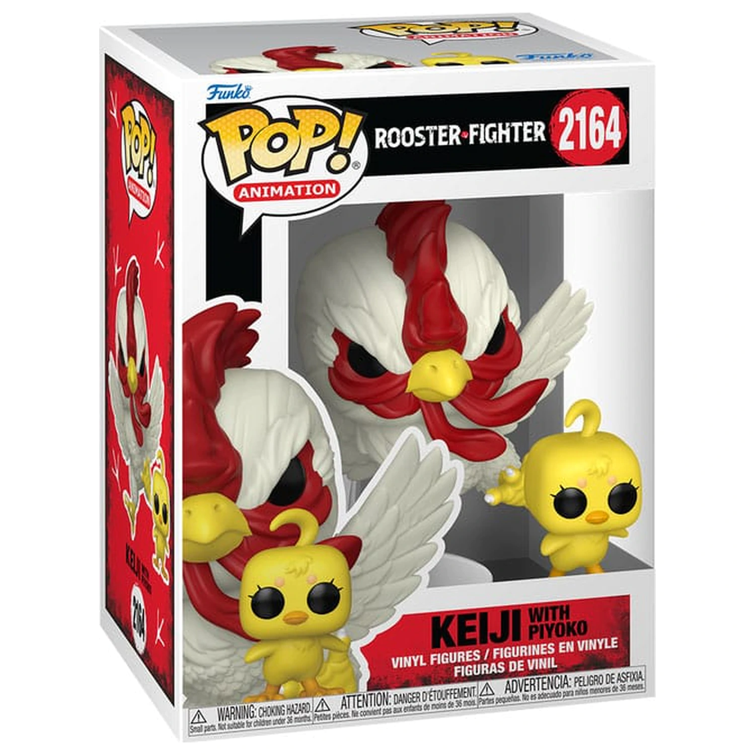 Rooster Fighter Funko POP!&Buddy Vinylová Figurka Keiji & Piyoko 9 cm fotografii produktu