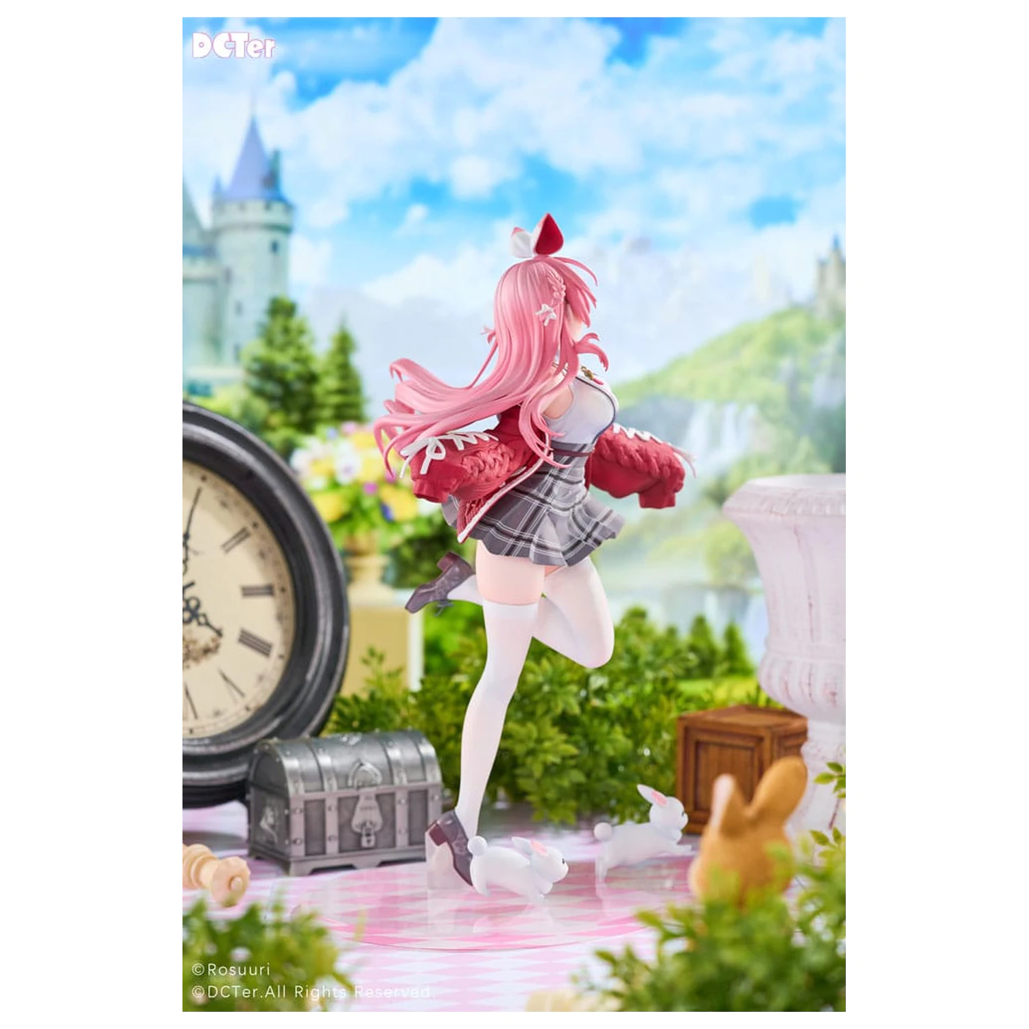 Rosuuri Original Character PVC Socha 1/7 White Rabbit Rosu Casual Clothes Ver. 25 cm fotografii produktu