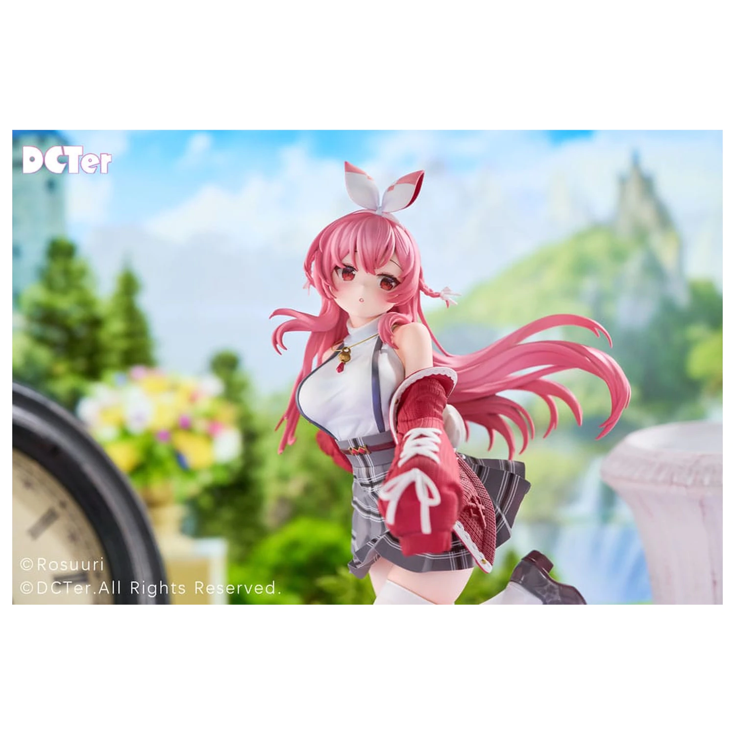 Rosuuri Original Character PVC Socha 1/7 White Rabbit Rosu Casual Clothes Ver. 25 cm fotografii produktu