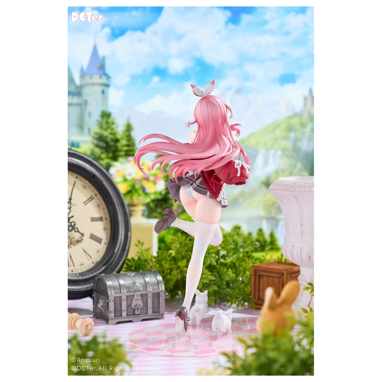 Rosuuri Original Character PVC Socha 1/7 White Rabbit Rosu Casual Clothes Ver. 25 cm fotografii produktu