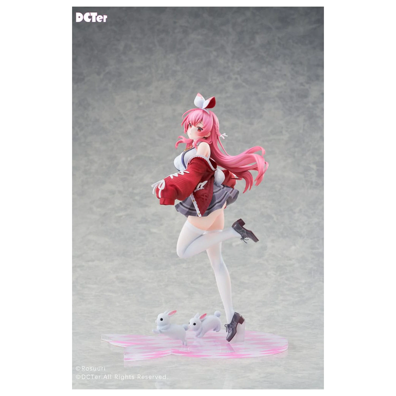 Rosuuri Original Character PVC Socha 1/7 White Rabbit Rosu Casual Clothes Ver. 25 cm fotografii produktu