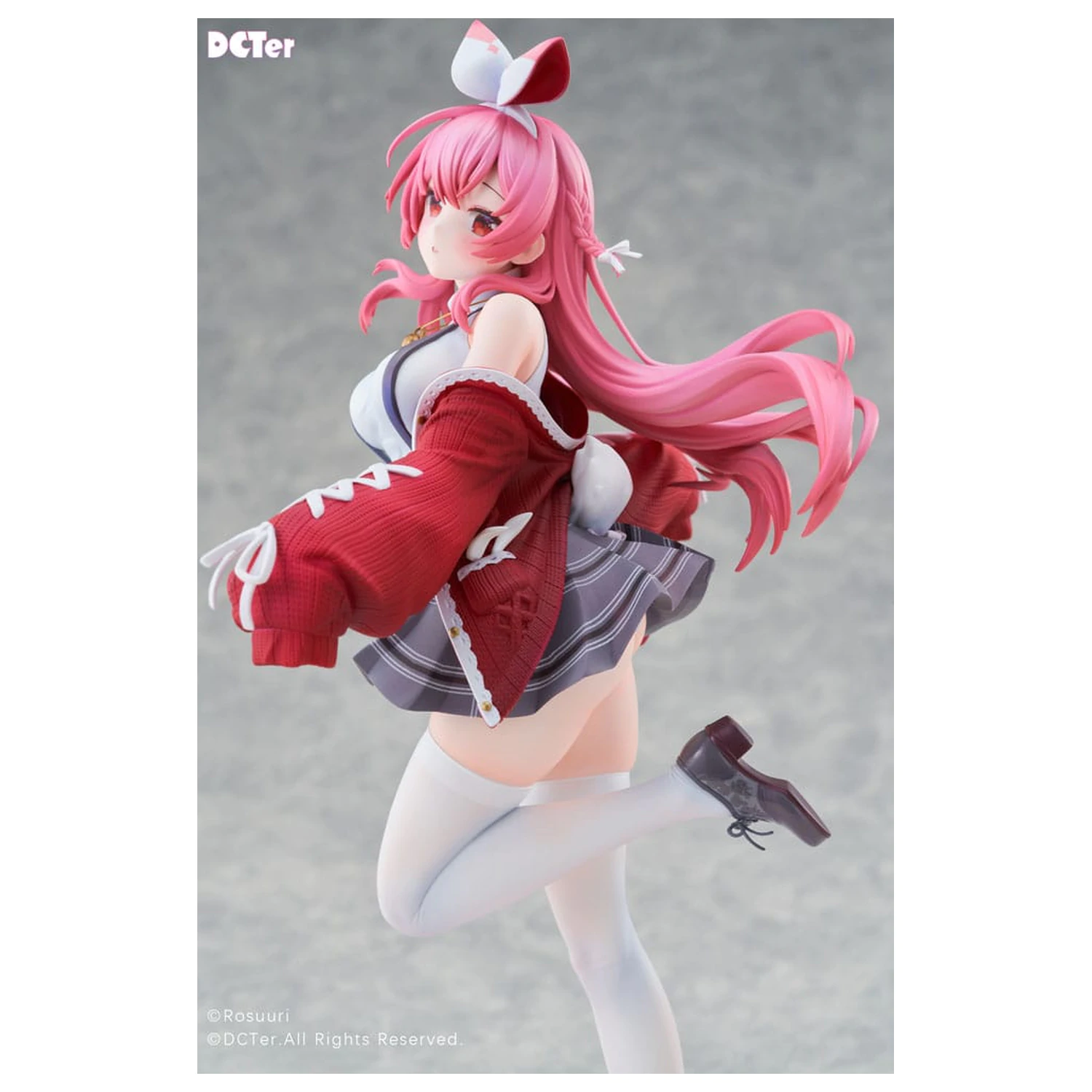 Rosuuri Original Character PVC Socha 1/7 White Rabbit Rosu Casual Clothes Ver. 25 cm fotografii produktu