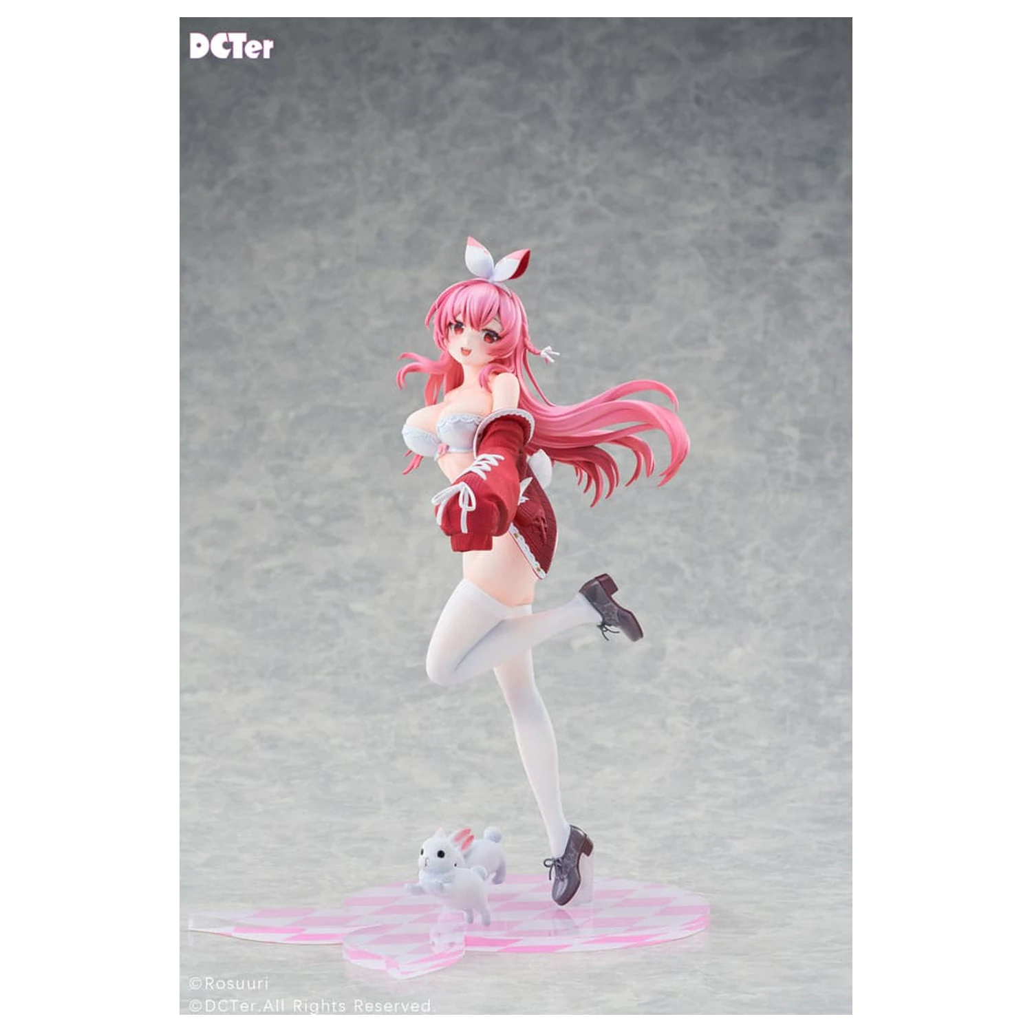 Rosuuri Original Character PVC socha 1/7 White Rabbit Rosu Swimsuit Ver. 25 cm fotografii produktu